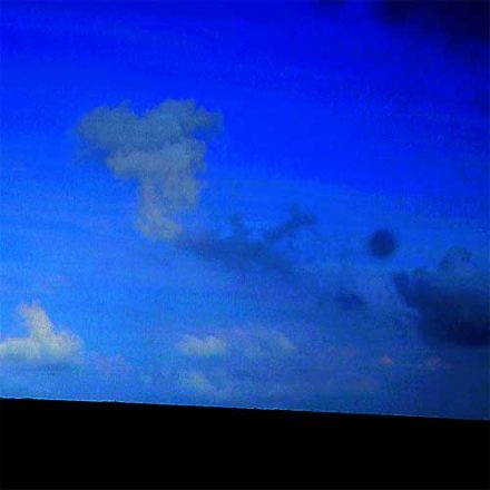 Unnaturally blue sky - I wonder...